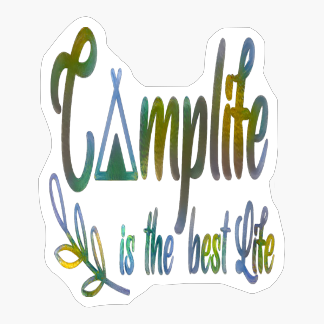 Camp Life Is The Best Life ! Happy Camper Retro