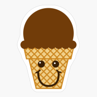 Chocolate Ice Cream Cone