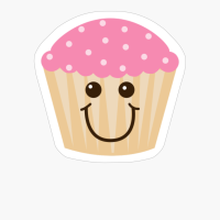 Pink Frosting Cupcake