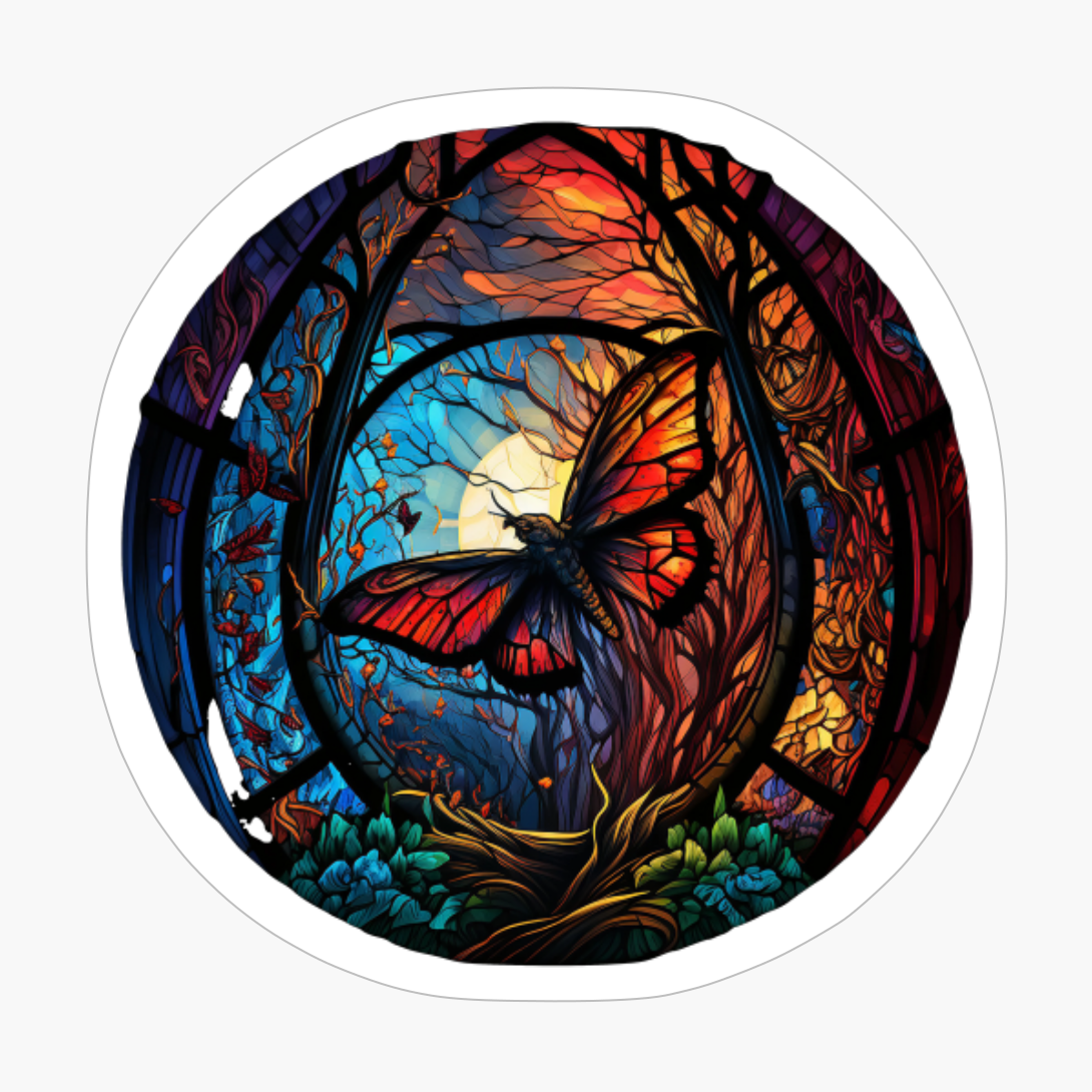 Bufferfly Stained Glass