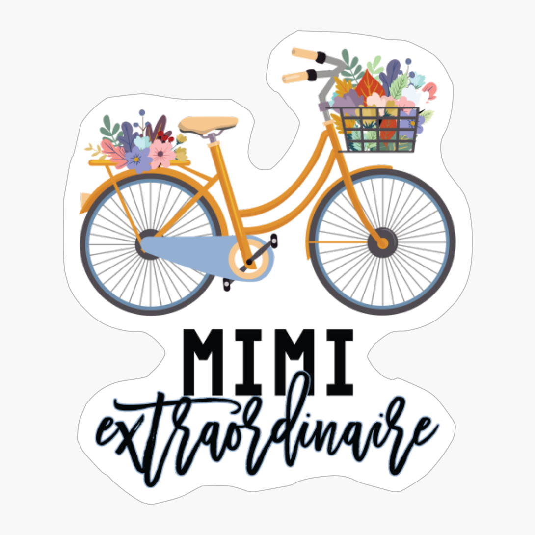 Mimi Extraordinaire For Grandma With Floral Bike