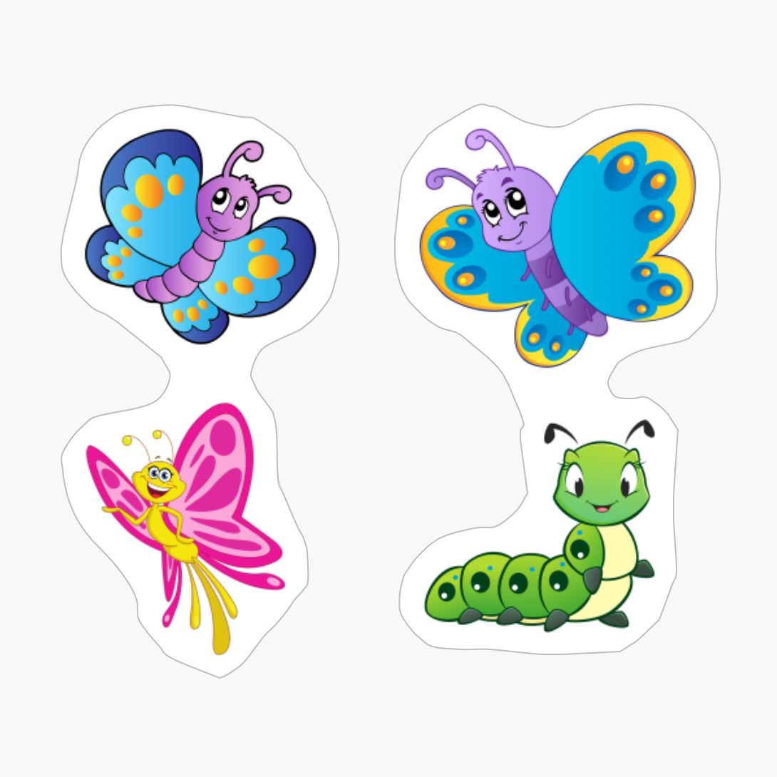 Smiling Butterflies Pack
