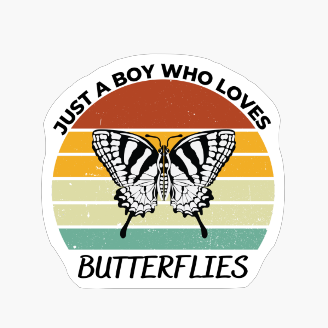Just A Boy Who Loves Butterflies