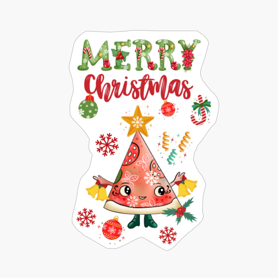 Merry Pizzamas Happy Pizzamas Merry Crustmas Christmas Design For Pizza Lovers.