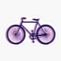 Asexual Spectrum Pride Color Echo Bicycle Design
