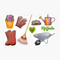 Gardening Elements Garden Dirt Wheelbarrow Boots Packs