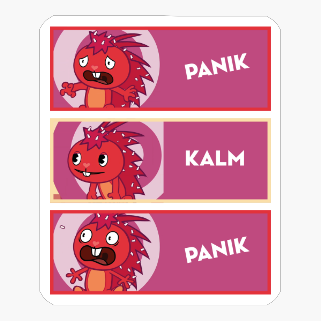 Panik Meme - Flaky Happy Tree Friends