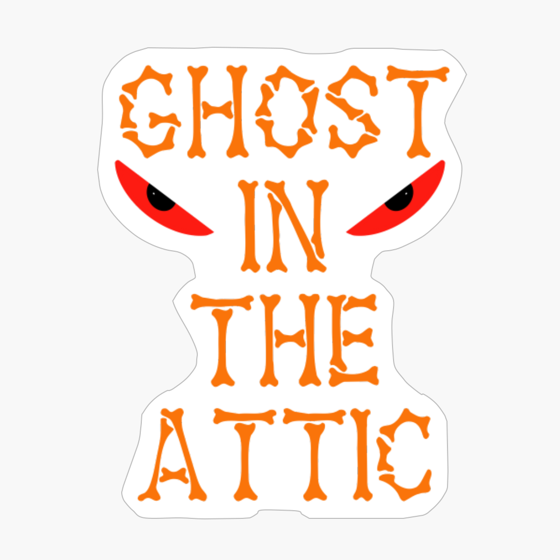 Spooky Ghost In The Attic