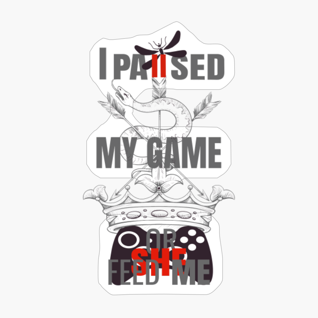 I Paused My Game Or She Feed My