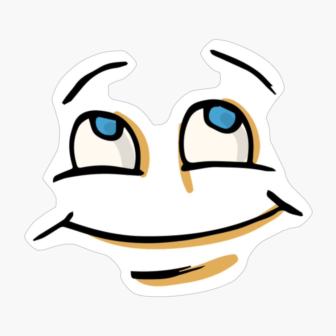 Funny Face Emoji Graphic