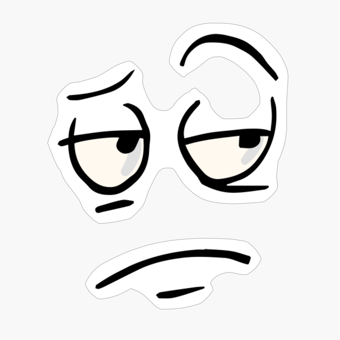 Funny Face Emoji Graphic