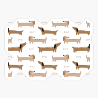 Cute Dachshund Pattern Design