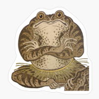 King Frog, Tribal Frog, God Frog, Big King Frog