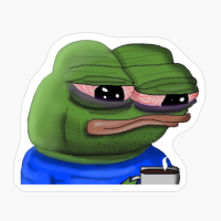 Pepe The Frog, Sleepy Pepe The Frog, Sleepy Pepe The Frog Taking A Coffee, Pepe The Frog Coffee, Depressed Pepe The Frog