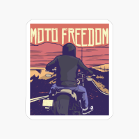 Moto Freedom Sunset