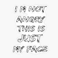 I M Not Angry This Is Just My Face