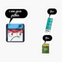 I Am Your Father Nooo Funny Nerd/USB Floppy Disk I Am Your Father