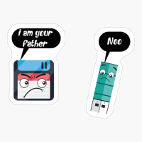 Iam Your Father Nooo Funny Nerd/USB Floppy Disk I Am Your Father