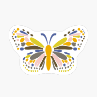 Exploded Butterfly, Orange