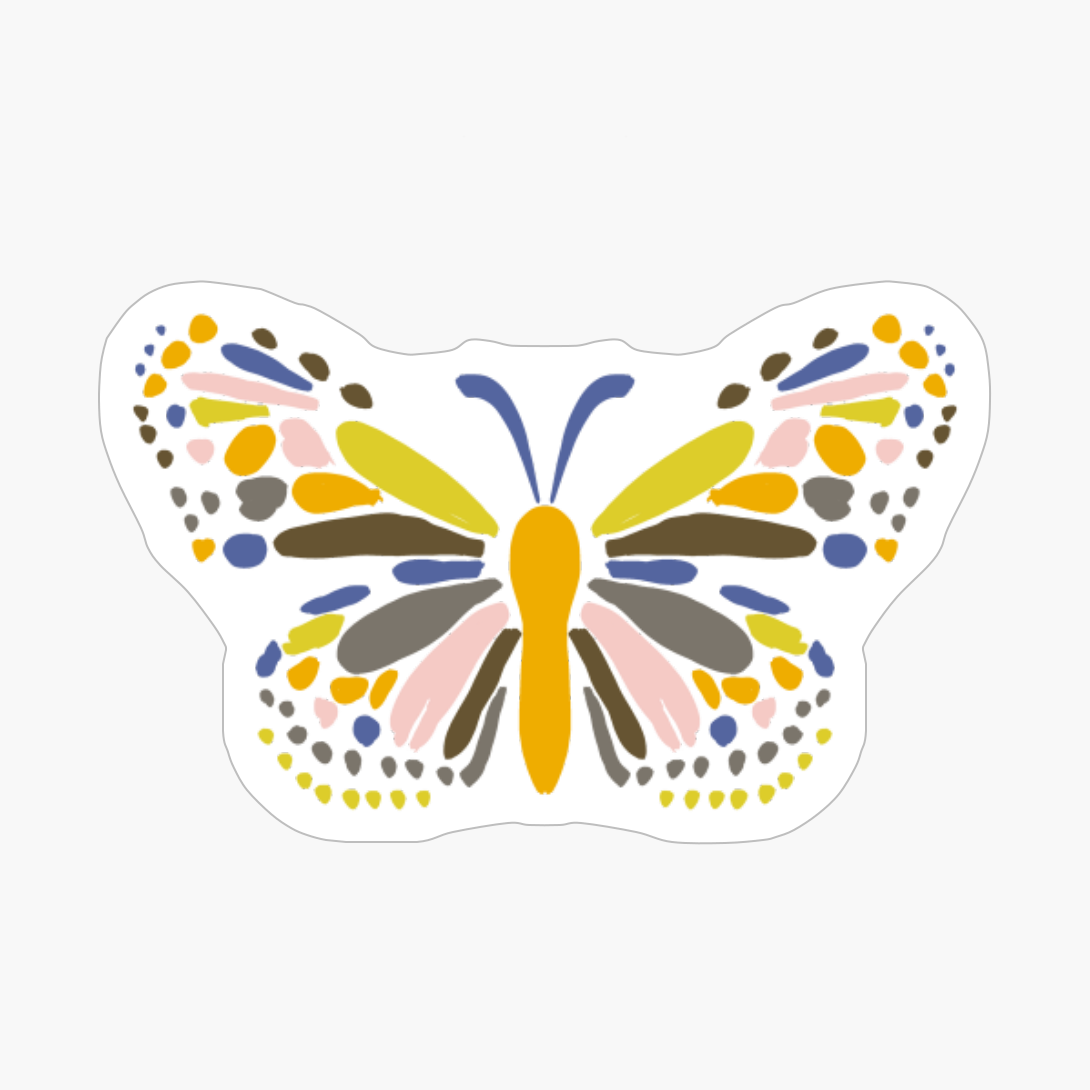 Exploded Butterfly, Orange