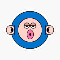 Whisling Monkey Monkey Purple Cute Monster Emoji