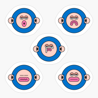 Cute Monkey Emoji Expressions