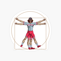Cyclist Vitruvian Man Bike Bicycle Lover Cyclist Biking Gift