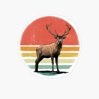Deer Retro Vintage Style Deer Hunter And Deer Hunting Gifts