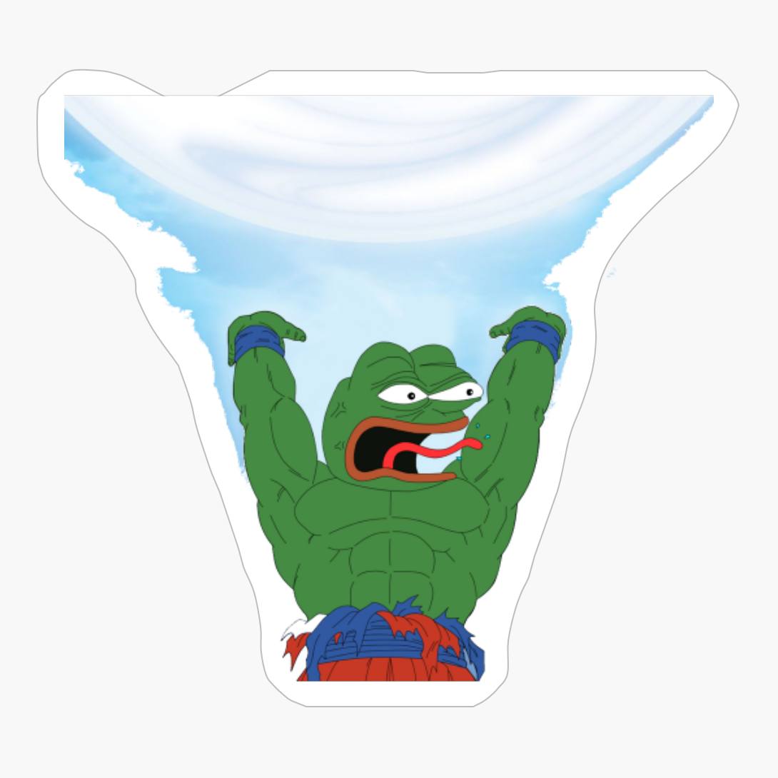 Goku Pepe The Frog, Genki-dama Pepe The Frog, Pepe The Frog Ki Manipulation Technique