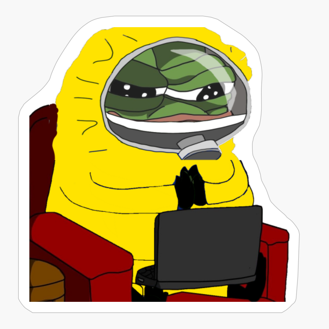 Pandemic Pepe The Frog, RARE Pepe The Frog, Quimical Dress Pepe The Frog, Pepe The Frog With A Quimical Dress, Biological Protection Dress Pepe The Frog