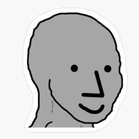 NPC Meme, NPC, Happy NPC, NPC Anon, Wojak, Wojak NPC, Wojak NPC Meme, Wojak Meme