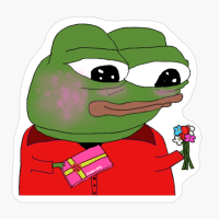 Romantic Pepo, Romantic Pepe The Frog, Lovely Pepe The Frog, Sentimental Pepo, Sentimental Pepe The Frog, Pepo In Love, Pepe The Frog In Love