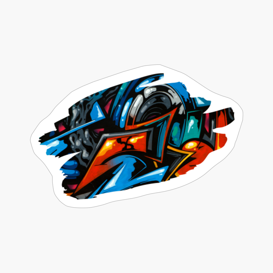 Urban Graffiti Splash Art Print