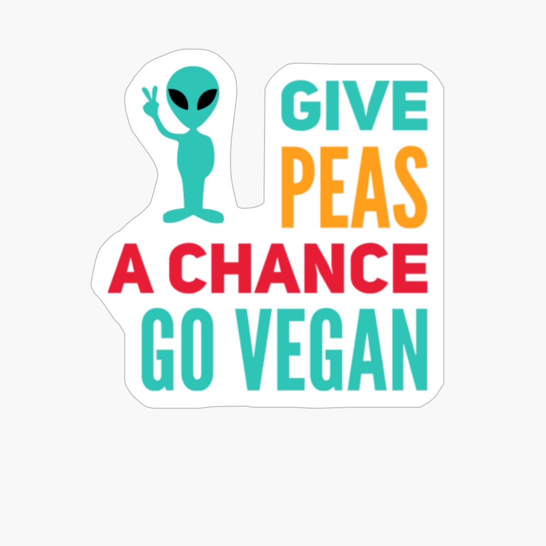Funny Vegan Shirt, Funny Vegan Mask, Vegan Humor, Go Vegan, Give Peas A Change