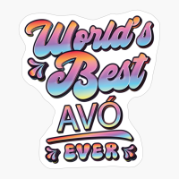 Worlds Best Avo Ever - Gift For Grandparent