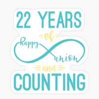 22nd Anniversary 22 Years Of Happy Union And Counting