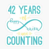 42nd Anniversary 42 Years Of Happy Union And Counting
