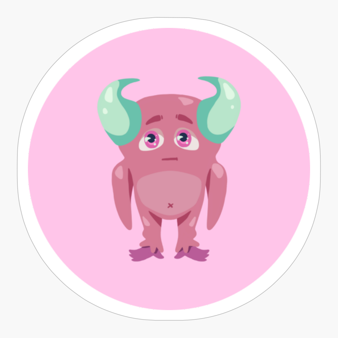 Friendly Big-eyed Monster Alien