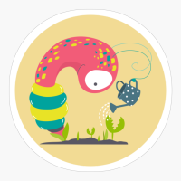 Friendly Alien In Space Monster Gardening