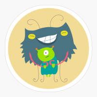 Friendly Alien In Space Monster Hugs