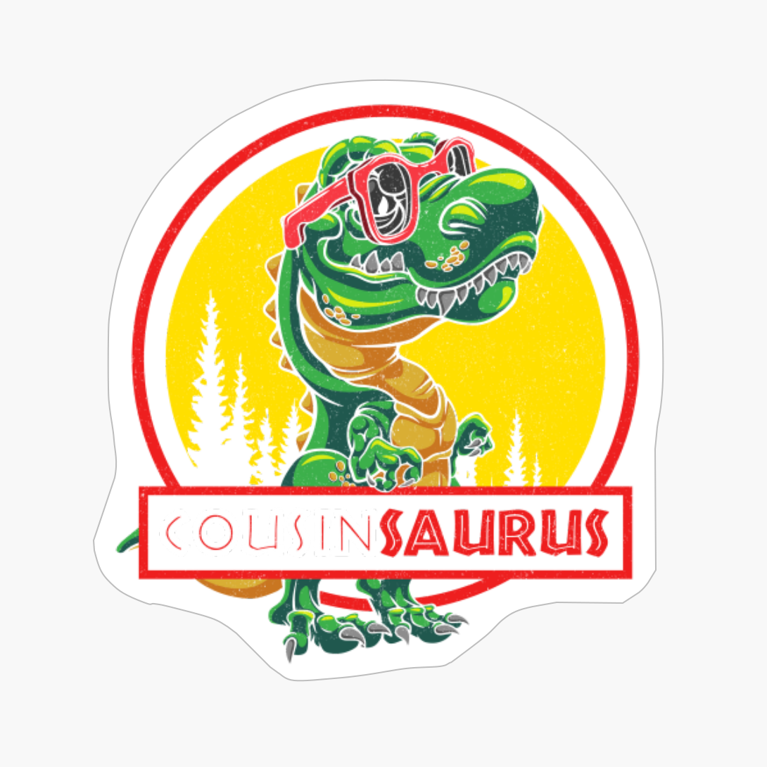 Cousinsaurus Shirt T Rex Counsin Saurus Dinosaur Boys