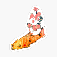 Koi Fish Swiming In A Pond Of Good Luck