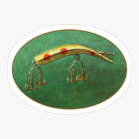 Red Dot Fishing Lure (oval Design)