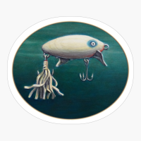 Vintage Deep Diver Fishing Lure (oval Design)