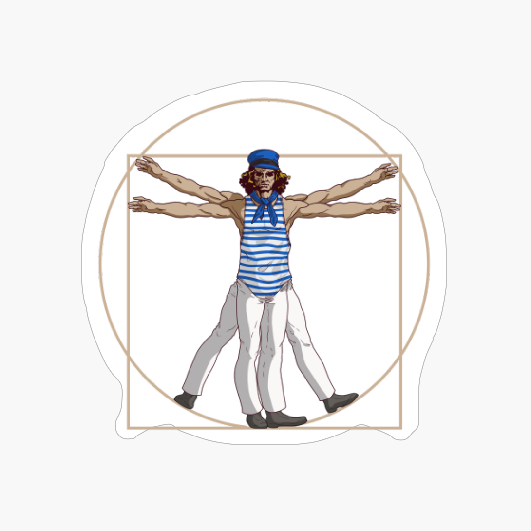 Da Vinci Vitruvian Man Sailor