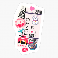 Tokyo Boarding Pass Airplane Plane Ticket Travel Japan