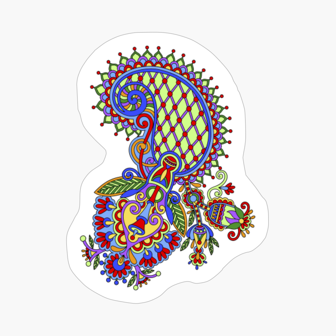 Bohemian Mandala Paisley Aesthetic Bohemian Paisley Hippie, Hippy, Groovy,