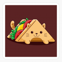 Yummy Cute Cat Kawaii Sandwich