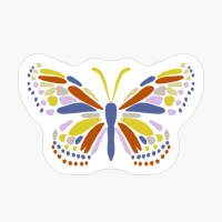 Exploded Butterfly, Purple