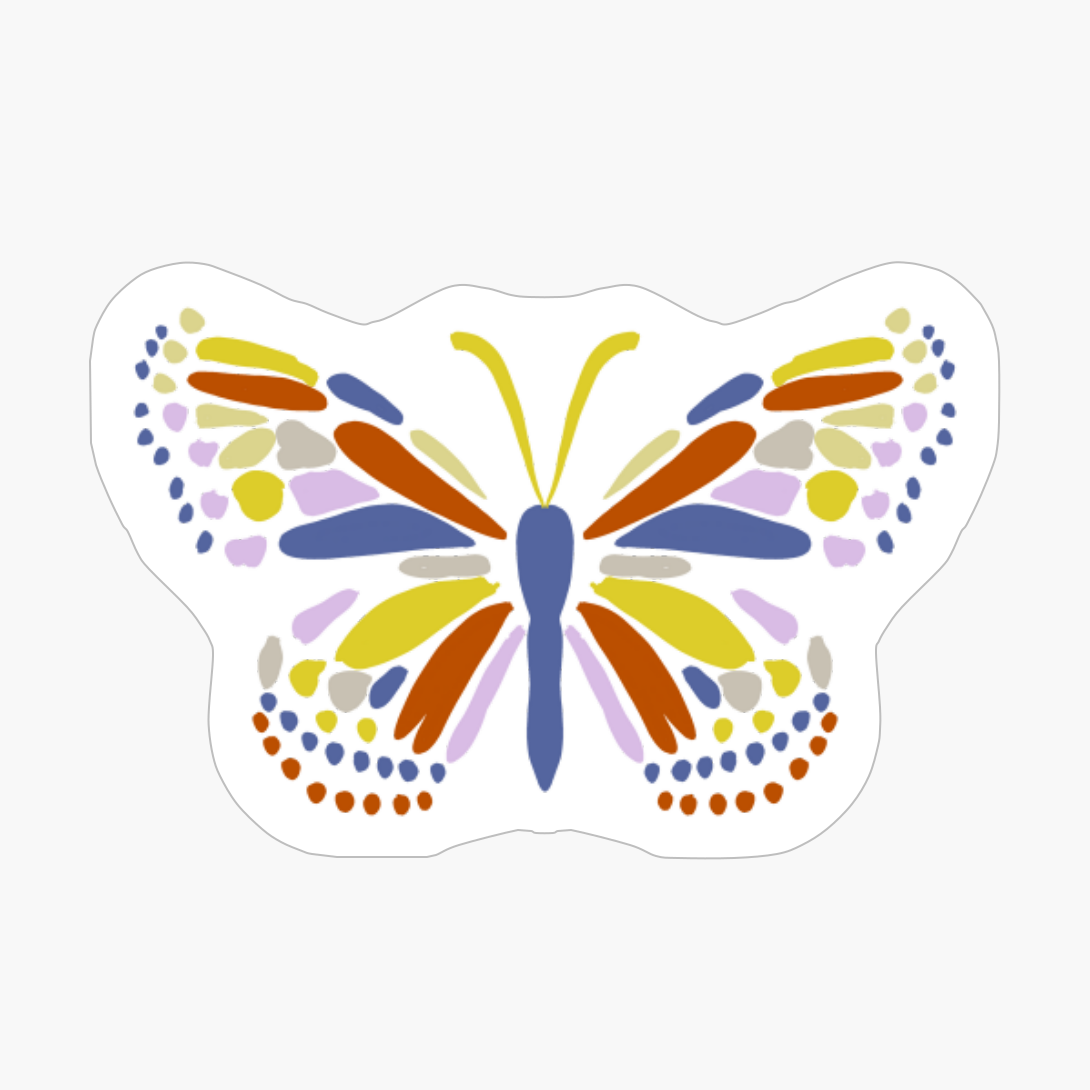 Exploded Butterfly, Purple